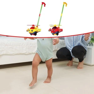 2 Pieces Push Along Toy Early Development with Music Portable Motor Skills - Picture 1 of 5