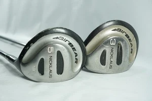 Nicklaus Air Bear 3 and 5 Woods / Graphite Shafts - Picture 1 of 6