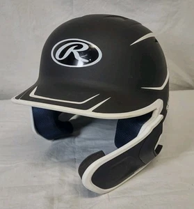 Rawlings Machext-JR-RevA Youth Baseball Helmet Size 6 3/8 - 7 1/8 Black - Picture 1 of 13