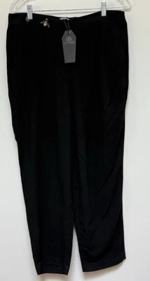 NUEVO CON ETIQUETAS PERTURBIA Mujer Cloris Bordado Cintura Lycocell Globo Pantalones Talla 10 Gótico Foto 1 de 4