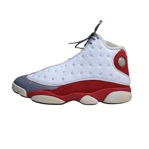 Nike Air Jordan XIII 13 Retro Grigio Punta Pelle Sneakers 414571-126 Uomo 11,5 - Foto 1 di 11