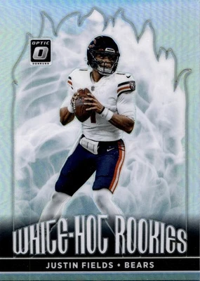 2021 Panini Donruss Optic - White Hot Rookies Justin Fields #WHR-2 Holo (RC)  - Image 1 of 2