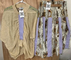 Tata Christiane Womens Deconstructed Oversize Art To Wear Skirt Shirt One Size - Picture 1 of 10