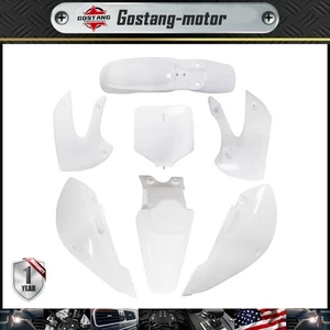 ✅Plastic Fender Fairing kit For Kawasaki KX 65 KLX 110 DRZ110 Suzuki RM65 White - Picture 1 of 9