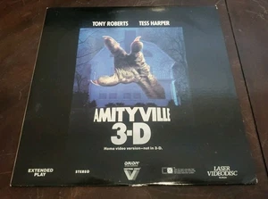 Horror Laserdisc AMITYVILLE 3-D TESS HARPER Meg Ryan 1983 Lori Loughlin W19 - Foto 1 di 16