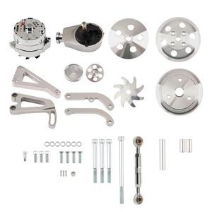 Kit de bomba de alternador y dirección asistida con polea para camión ligero Chevy bloque pequeño - Imagen 1 de 11