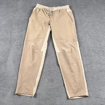 Lululemon License To Train Jogger Mens Large Beige Tan Snap Drawstring Athletic - Image 1 of 4