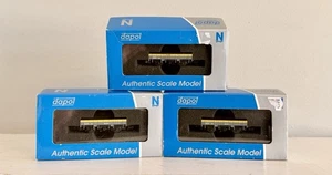 Vagones Grampus Dapol 3x 2F-060-005 calibre N BR holandés gris/amarillo - Imagen 1 de 1