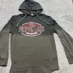 Pompton Lakes Cardinals High School NJ Hoodie Size M Gray Lightweight - Picture 1 of 7