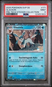 PSA 9 Pokemon Karte Glaziola SVP 171 Promo Deutsch Prismatische Entwic. Gem Mint - Bild 1 von 2
