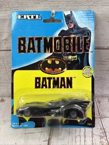 Vintage Batman Diecast Metal Batmobile by Ertl 1989 Car DC Comics NEW sealed - Picture 1 of 10