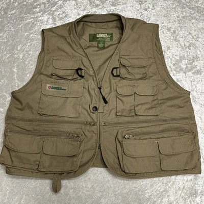 NWOT GANDER MOUNTAIN YOUTH XL FISHING/ OUTDOOR ACTIVITY VEST, ZIP FRONT, POCKETS - Image 1 of 4