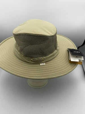 Sombrero Tilley Safari Ajustado Para Hombres 7 5/8 Caqui Oliva Airflo Malla Ventilado LTM8 Foto 1 de 4