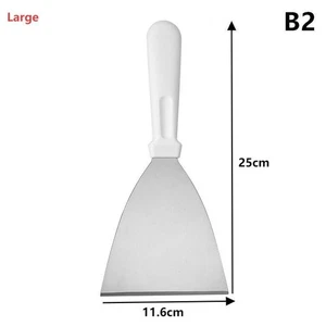 Stainless Steel Cake Spatula With Plastic Handle Pizza Shovel Baking Tools _t - Picture 1 of 16