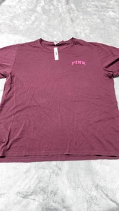 Victoria’s Secret Campus-T-Shirt Pink XL Wild Rose Core Logo Neu mit Etikett - Bild 1 von 9