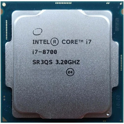 Intel Core I7 8700 3.20GHZ SR3QS LGA1151 V2 LGA 1151 Computer - Image 1 of 3