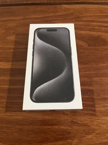 iphone 15 Pro Black Titanium BOX ONLY - Picture 1 of 3