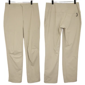 Women Mountain Hardwear Pants Trousers Beige Hiking Trekking UK10 W33 L32 JJE852 - Picture 1 of 13