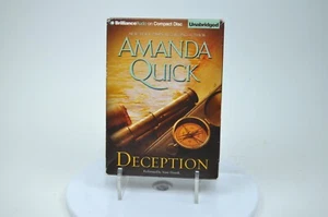 Deception by Amanda Quick (English) Unabridged 10 CD'S Performed By Anne Flosnik - Picture 1 of 10