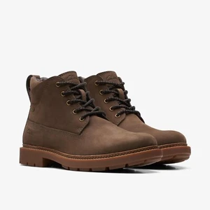 Stivali uomo Clarks CRAFTDALE 2 M GTX marrone scuro nabuk taglia UK 9 1/2G - Foto 1 di 6