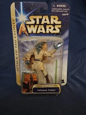 FIGURA #24 STAR WARS ATAQUE DE LAS GUERRAS DE CLONES BATALLA DE GEONOSIS COLEMAN TREBOR Foto 1 de 4