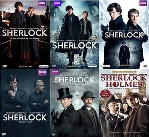 Sherlock: The Complete BBC Series [DVD] 1,2,3 & 4 + 2 Movies[DVD] - Picture 1 of 1