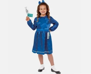 Official Kids Girls Matilda Sustainable Book Day Roald Dahl Fancy Dress Costume - Picture 1 of 2