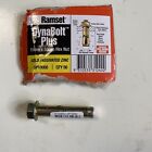 Ramset DynaBolt Plus: 10mm X 50mm Hex Nut - Gold Passivated Zinc. 50 Bolt Packet