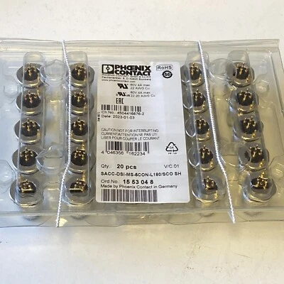 Phoenix Wall Pass Through SACC-DSI-MS-5CON-L180/SCO SH Phoenix Contact 1553048 - Image 1 of 4