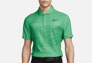 Polo de golf Nike Dri-FIT ADV Tiger Woods verde para hombre talla pequeña DR5327-324 - Imagen 1 de 3