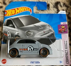 Hot Wheels FIAT 500e - Compact Kings grey brand new 22/250 - Picture 1 of 5