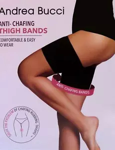 Anti-Chafing Thigh Bands Black or Natural by Andrea Bucci by Marie Claire - Picture 1 of 1