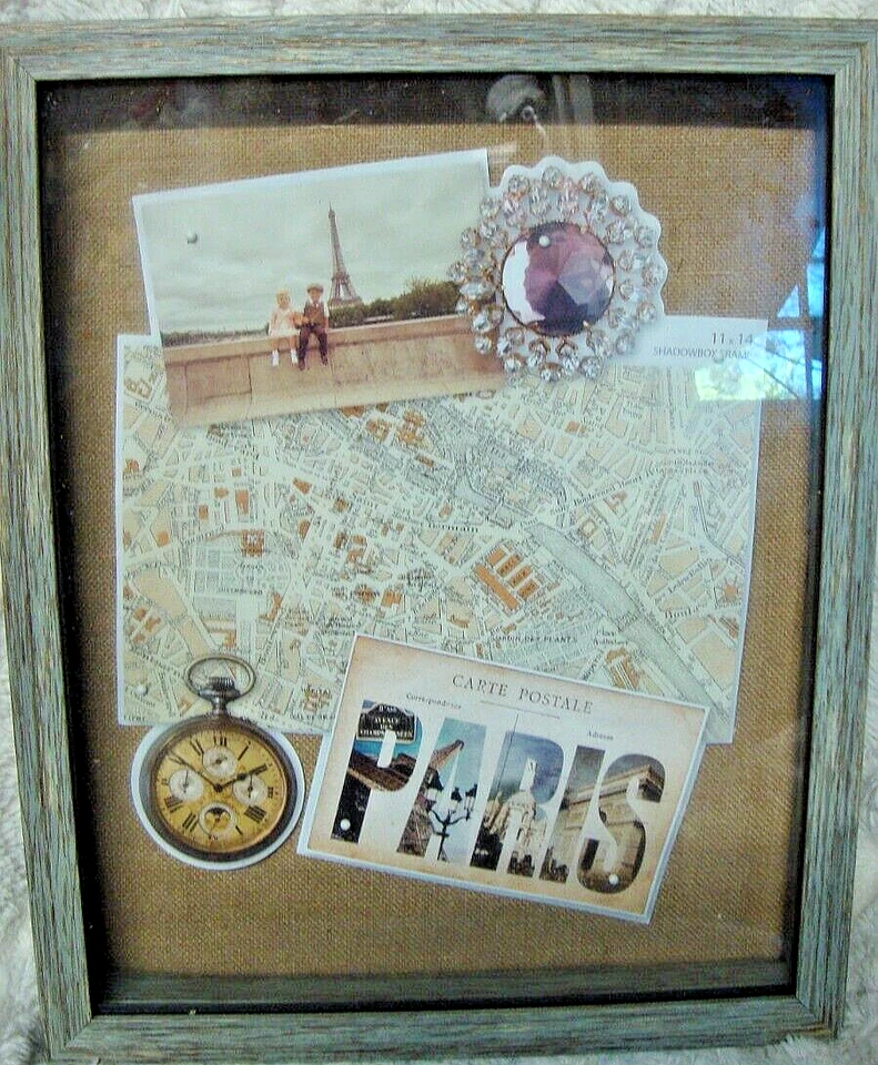 MARCO DE FOTOS Caja de Sombras 11x14 Vitrina ~ Puerta con Bisagras D = 2" H = 15" W = 12" 873 Foto 1 de 4