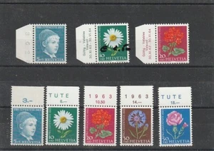 SUISSE PRO JUVENTUTE TIMBRES NEUFS 1963 ETAT EXCELLENT - Imagen 1 de 1