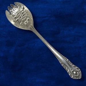 J L Sheffield Silverplate SSD11 Solid Serving Fork-Made In England-Fruit-EPNS - Picture 1 of 6