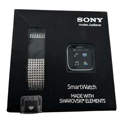 Reloj inteligente Sony MN2 con banda Swarovski Elements - Nuevo Foto 1 de 4