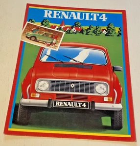 Verkaufsprospekt Renault 4 - undatiert - schöner Zustand. - Bild 1 von 5