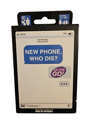 New Phone, Who Dis? On The Go! Card Game From Creators of What Do You Meme? NEW - Image 1 of 4