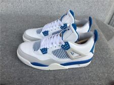 Nike Air Jordan 4 White Blue Vintage 308497-105 Men's Shoes US Size 11-12