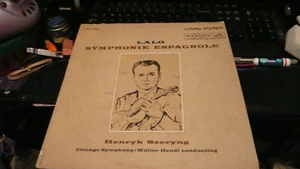 rare record LP Lalo Symphonie Espagnole Henryk Szeryng Living Stereo LSC-2456   - Imagen 1 de 11