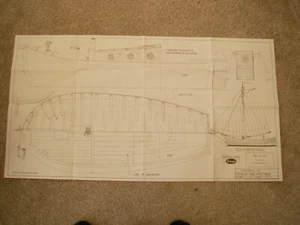Modellbauer Tiefgangsplan Staverse Jol Scale Segelboot + Model Shipwright No 134 - Bild 1 von 15