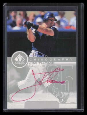 1999 SP Authentic Chirography JT Jim Thome Auto - Image 1 of 2