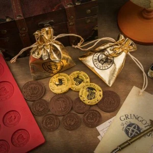 Harry Potter Gringotts Chocolate Coin Mold Set Silikonbackform für Schokolade - Bild 1 von 6