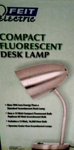 Feit Electric Compact Fluorescent Stainless Steel Desk Lamp 71948 - Bild 1 von 3