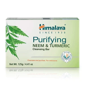 Barra limpiadora purificadora de neem y cúrcuma del Himalaya para un aspecto limpio y saludable S - Imagen 1 de 10