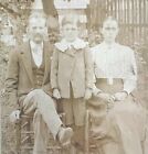 Real Photo C1890s Victorian Cabinet Card Bryant Family Maine E36