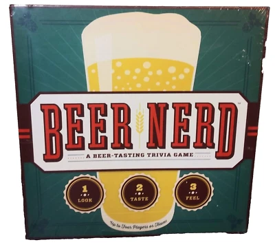 Beer Nerd A Beer-Tasting Trivia Game Ultimate Board Game Look, Taste & Feel New - Image 1 of 4