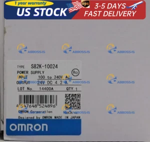 NEW Omron S82K-10024 Power Supply 24VDC 4.2A 100W - Picture 1 of 1