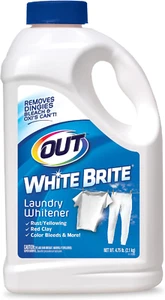 White Brite Laundry Whitener Powder, Stain Remover Detergent Booster for Clothes - Picture 1 of 12