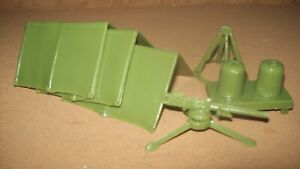 Lot of six pieces BMC [ Marx] " Army Camp Equipment Classic Army playset accy's"